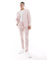 Фото #1 товара ASOS DESIGN skinny gingham suit trouser in pink