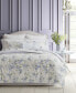 Фото #1 товара CLOSEOUT! Wisteria Faux Velour 3 Piece Duvet Cover Set, Full/Queen