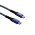 Akyga USB-Kabel USB-C® Stecker, USB-C® Stecker 1.0 m Blau AK-USB-37