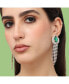 ფოტო #2 პროდუქტის Women's Teardrop Bling Drop Earrings