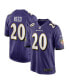 ფოტო #1 პროდუქტის Men's Ed Reed Purple Baltimore Ravens Retired Player Game Jersey