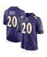 Фото #1 товара Men's Ed Reed Purple Baltimore Ravens Retired Player Game Jersey