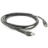 Фото #1 товара Unitech 1550-900040G - 1.8 m - USB A - USB 2.0 - Male/Male - Black
