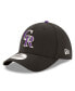 ფოტო #4 პროდუქტის Men's Black Colorado Rockies 2024 MLB World Tour Mexico City Series 39THIRTY Flex Hat