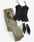 Фото #7 товара Women's Belted Cargo Pants, Created for Macy's
