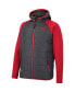 ფოტო #3 პროდუქტის Men's Charcoal, Scarlet Nebraska Huskers Good On You Raglan Full-Zip Jacket