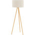 Фото #2 товара Лампа стоячая напольная с абажуром из ткани E27 148 см от Uniprodo