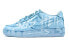 【定制球鞋】 Nike Air Force 1 Low 雾霾蓝信号 箭头 星溯未来 手绘浸染 做旧 麻绳鞋带 低帮 板鞋 女款 天蓝色 / Кроссовки Nike Air Force DD8959-100 36 - фото #1