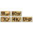Transmedia C 215-5 - 5 m - HDMI Type A (Standard) - HDMI Type A (Standard) - 3D - 18 Gbit/s - Black - Gold