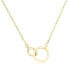 Фото #1 товара Колье JVD Linked Circles Gold Plated