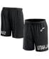 Фото #1 товара Men's Black Utah Jazz Free Throw Mesh Shorts