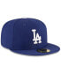 Шапка с козырьком из шерсти New Era Los Angeles Dodgers 1988 World Series для мужчин Синий, 7 5/8 - фото #4