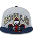 Фото #4 товара Men's Gray, Navy New Orleans Pelicans Tip-Off Two-Tone 9FIFTY Snapback Hat
