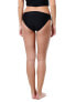 SPLENDID MILLS Hamptons Black Solid Waist Banded Bikini Bottom Swimwear Size XS