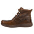 Фото #3 товара Justin Boots Hazer Moc Toe Lace Up Mens Brown Casual Boots JM450