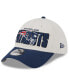 Men's Stone, Navy New England Patriots 2023 NFL Draft 39THIRTY Flex Hat