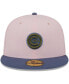Фото #2 товара Men's Pink, Blue Chicago Cubs Olive Undervisor 59FIFTY Fitted Hat