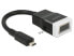 Фото #2 товара Переходник Delock HDMI Type D (Micro) - VGA (D-Sub) + 3.5mm - Мужской - Женский - 1920 x 1200 пикселей - Черный