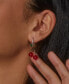 by Nadri 18k Gold-Plated Cubic Zirconia & Nano Stone Bead Cherry Drop Earrings