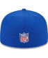 ფოტო #3 პროდუქტის Men's Royal Los Angeles Rams Throwback Main 59FIFTY Fitted Hat