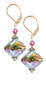Фото #2 товара Beautiful Hi Elegance earrings with 24 carat gold in Lampglas ERO9 pearls