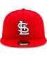 Фото #3 товара Men's Red St. Louis Cardinals On-Field 2023 World Tour London Series 59FIFTY Fitted Hat