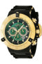 Invicta Men's 38999 Subaqua Quartz Chronograph Gold Green Dial Watch