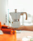Milano Stovetop Espresso Maker Moka Pot 3 Espresso Cup Size 5 oz