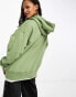 Фото #6 товара Nike Swoosh oversized fleece hoodie in oil green