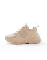 Фото #2 товара ASOS DESIGN Wide Fit Drop trainer in beige