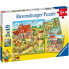 RAVENSBURGER Triple Vacation 3x49 Pieces Puzzle