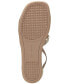ფოტო #5 პროდუქტის Women's Nayda T-Strap Gladiator Flat Sandals