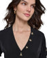ფოტო #4 პროდუქტის Women's Embellished Short-Sleeve Top