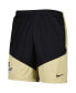 Men's Black and Gold Army Black Knights Performance Player Shorts