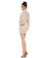 Фото #3 товара Платье с V-образным вырезом и рукавами-баллонами Mac Duggal для женщин