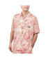 Фото #1 товара Men's Tan Kansas City Chiefs Sand Washed Monstera Print Party Button-Up Shirt