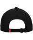 Men's Black Northeastern Huskies Primary Logo Staple Adjustable Hat