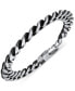 ფოტო #2 პროდუქტის Men's Gunmetal-Tone Stainless Steel Cuban Link Chain Bracelet