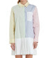 Фото #4 товара Women's Colorblocked Shirtdress