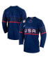 Фото #2 товара Men's Blue Team USA Hockey 2022 Winter Olympics Collection Jersey