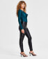 Women's Faux-Leather Side-Studded Leggings, Created for Macy's