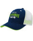 Фото #2 товара Бейсболка для мальчиков OuterStuff Seattle Seahawks Core Lockup Snapback Hat