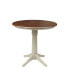 Фото #1 товара 36" Round Top Pedestal Table - 34.9"H