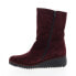 Фото #3 товара Fly London Lede LEDE228FLY-002 Womens Burgundy Suede Casual Dress Boots