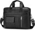 Фото #4 товара SPAHER Laptop Bag 15.6 Inch Briefcase Men's Business Bag Work Bag Men's Genuine Leather Bag Men's Shoulder Bag Messenger Bag Men Gift for Men