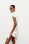Фото #10 товара Платье-рубашка со складками ZARA