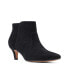 Фото #2 товара Clarks Linvale Judith 26156800 Womens Black Suede Ankle & Booties Boots
