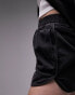 Topshop – Sportliche Jeans-Shorts in verwaschenem Schwarz, Kombiteil Черный, 44 - фото #5