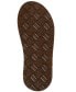 ფოტო #4 პროდუქტის Men's Cushion Spring Faux-Leather Flip Flops