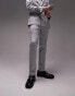 Брюки man Gray Wedding Trousers in Herringbone